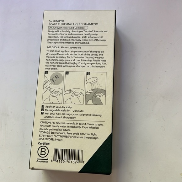 AROMASE Scalp Purifying Liquid Shampoo Anti Itch Anti Dandruff 80ml - New in Box - Picture 3 of 3